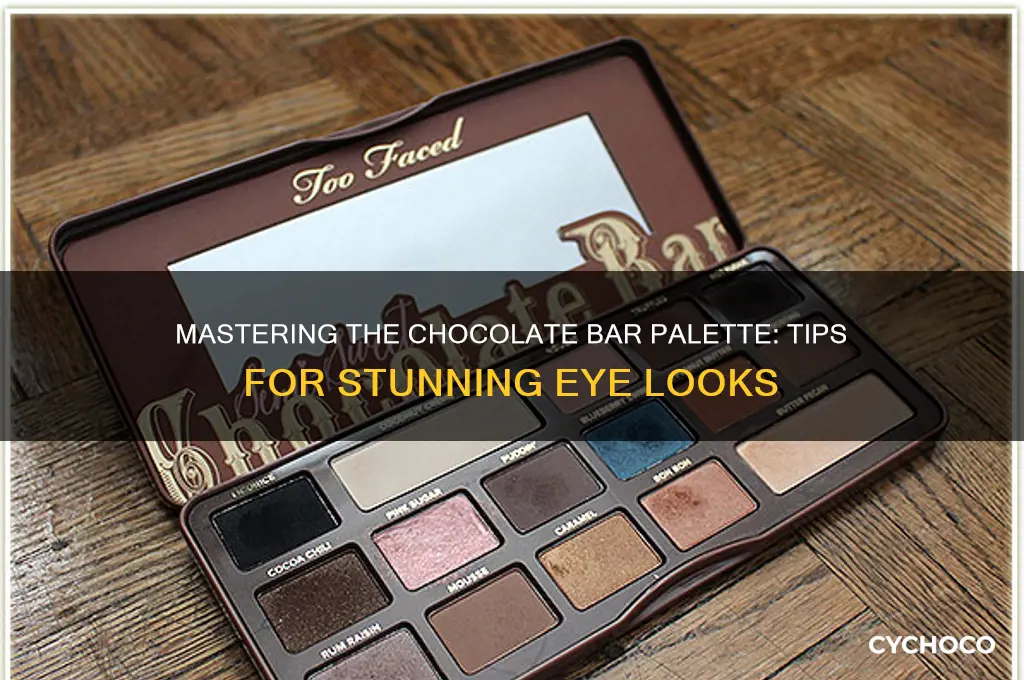 how to use chocolate bar palette