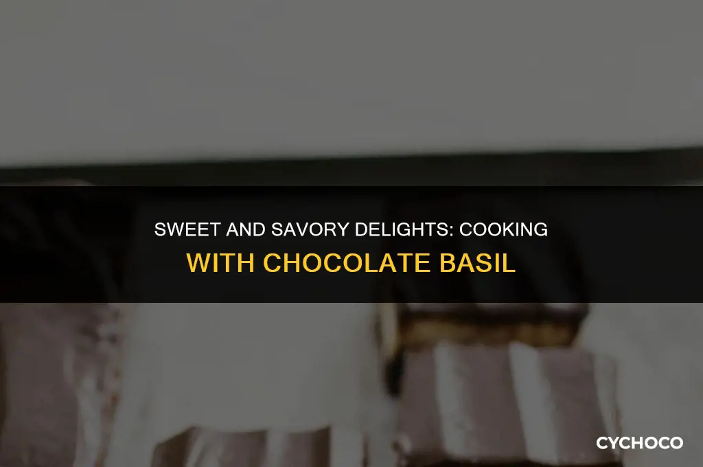 how to use chocolate basil in cooking