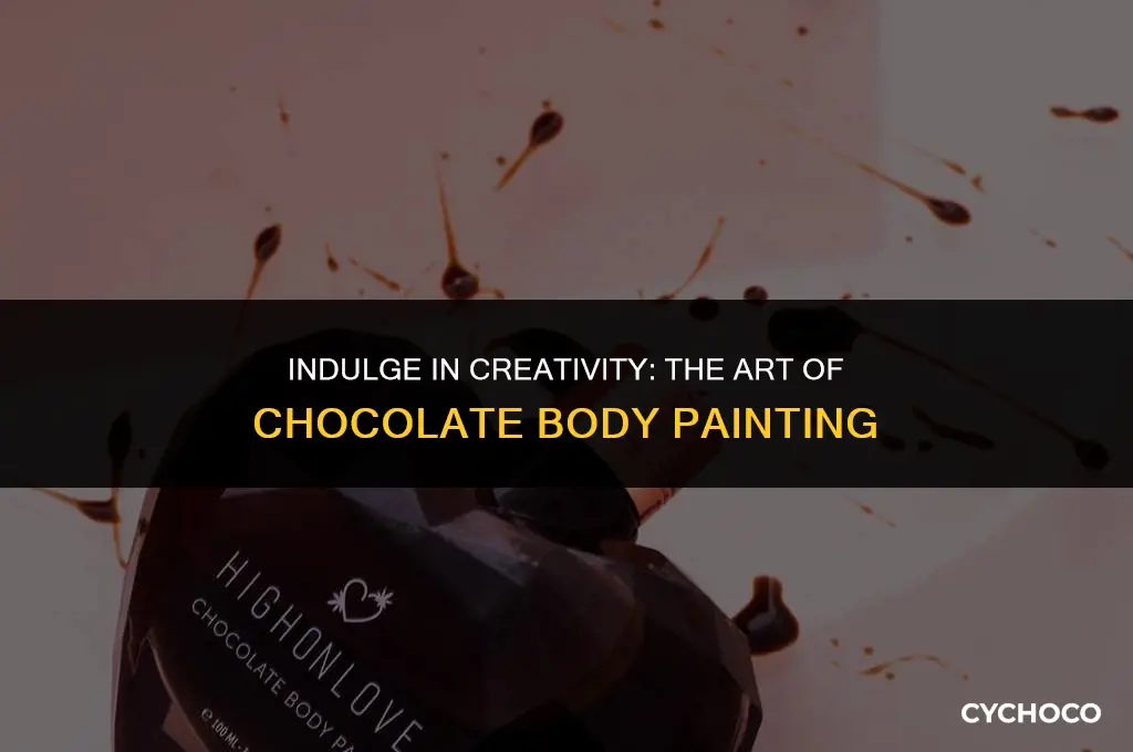 how to use chocolate body paint