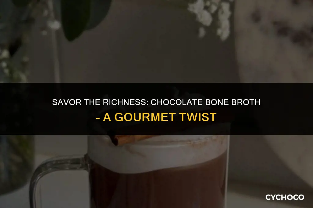how to use chocolate bone broth