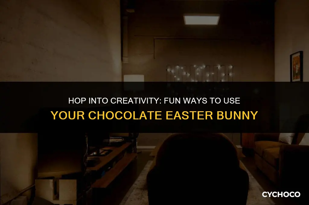 how to use chocolate easter bunny