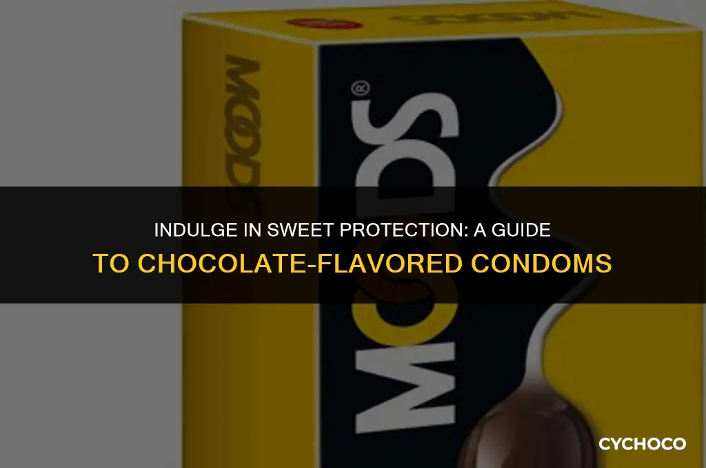 how to use chocolate flavored condoms
