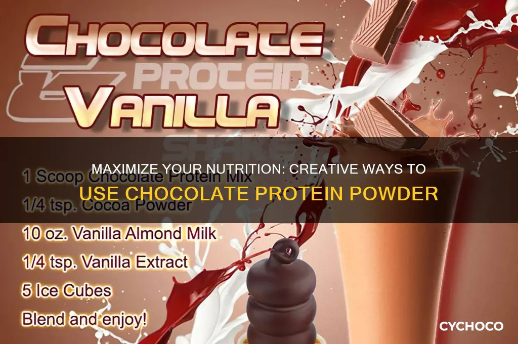 how to use chocolate protein powder