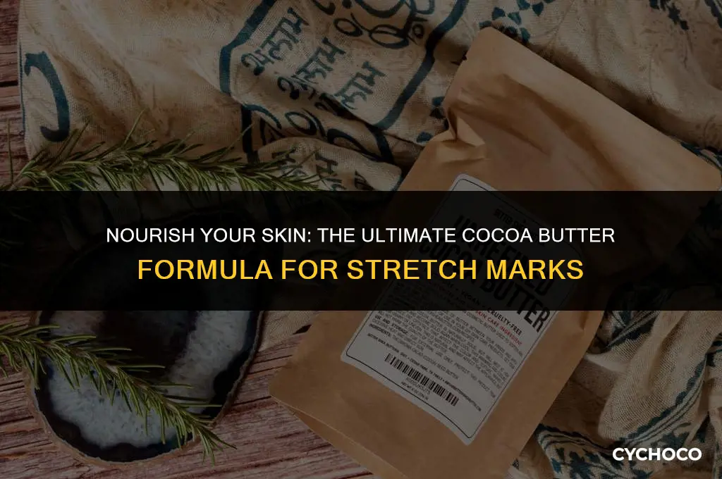 how to use cocoa butter formula for stretch marks