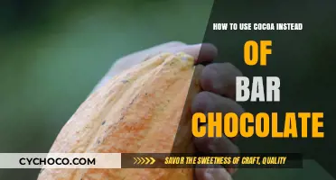 Mastering Cocoa: A Guide to Replacing Bar Chocolate in Recipes
