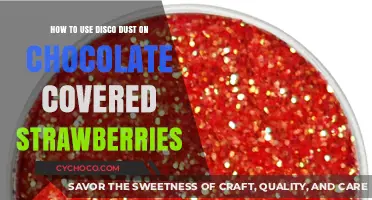 Sparkle Up Your Strawberries: A Guide to Using Disco Dust on Chocolate-Covered Delights