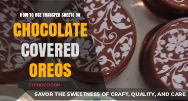 Mastering the Art of Transfer Sheets on Chocolate Covered Oreos