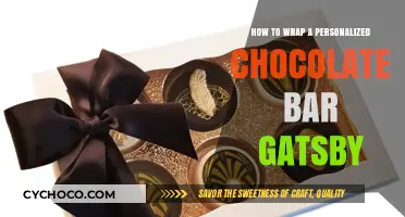 Wrapping a Personalized Gatsby-Themed Chocolate Bar: A DIY Guide