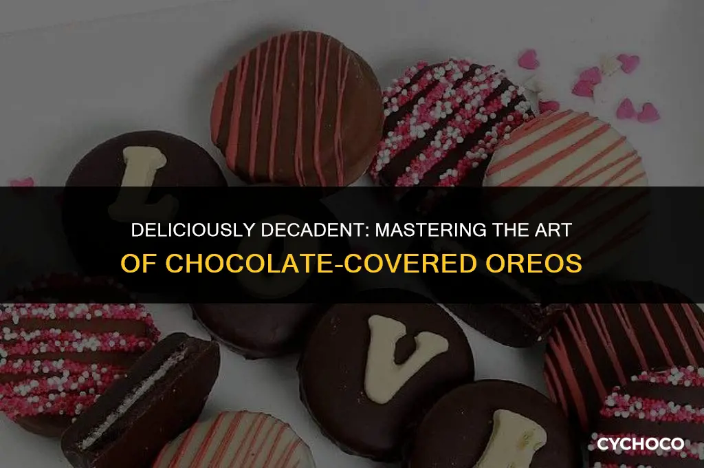 how to wrap chocolate covered oreos