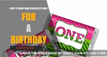 Creative Mini Chocolate Bar Wrapping Ideas for Birthday Celebrations