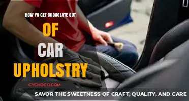 Easy Tips: Removing Chocolate Stains from Car Upholstery
