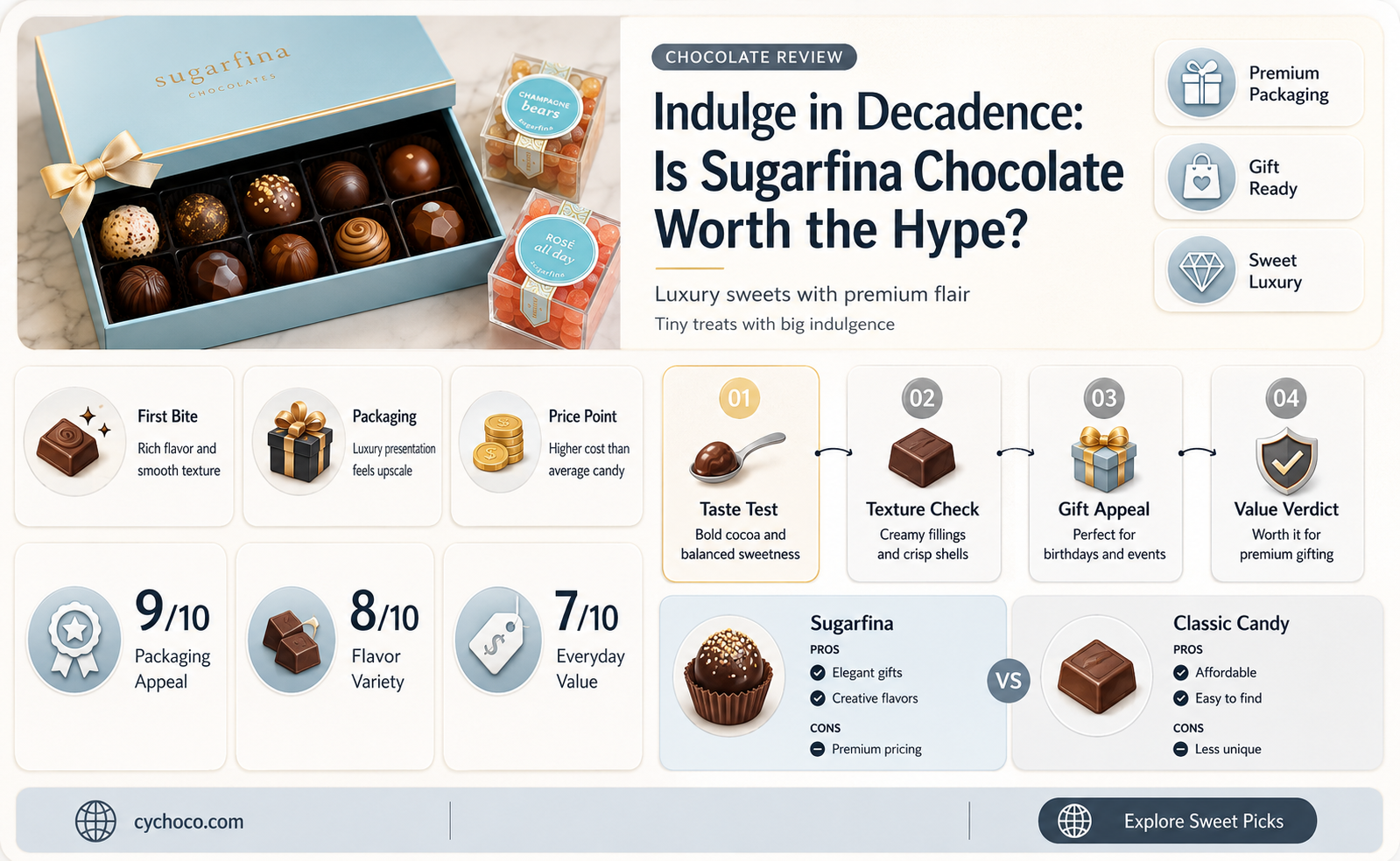 is sugarfina chocolate good