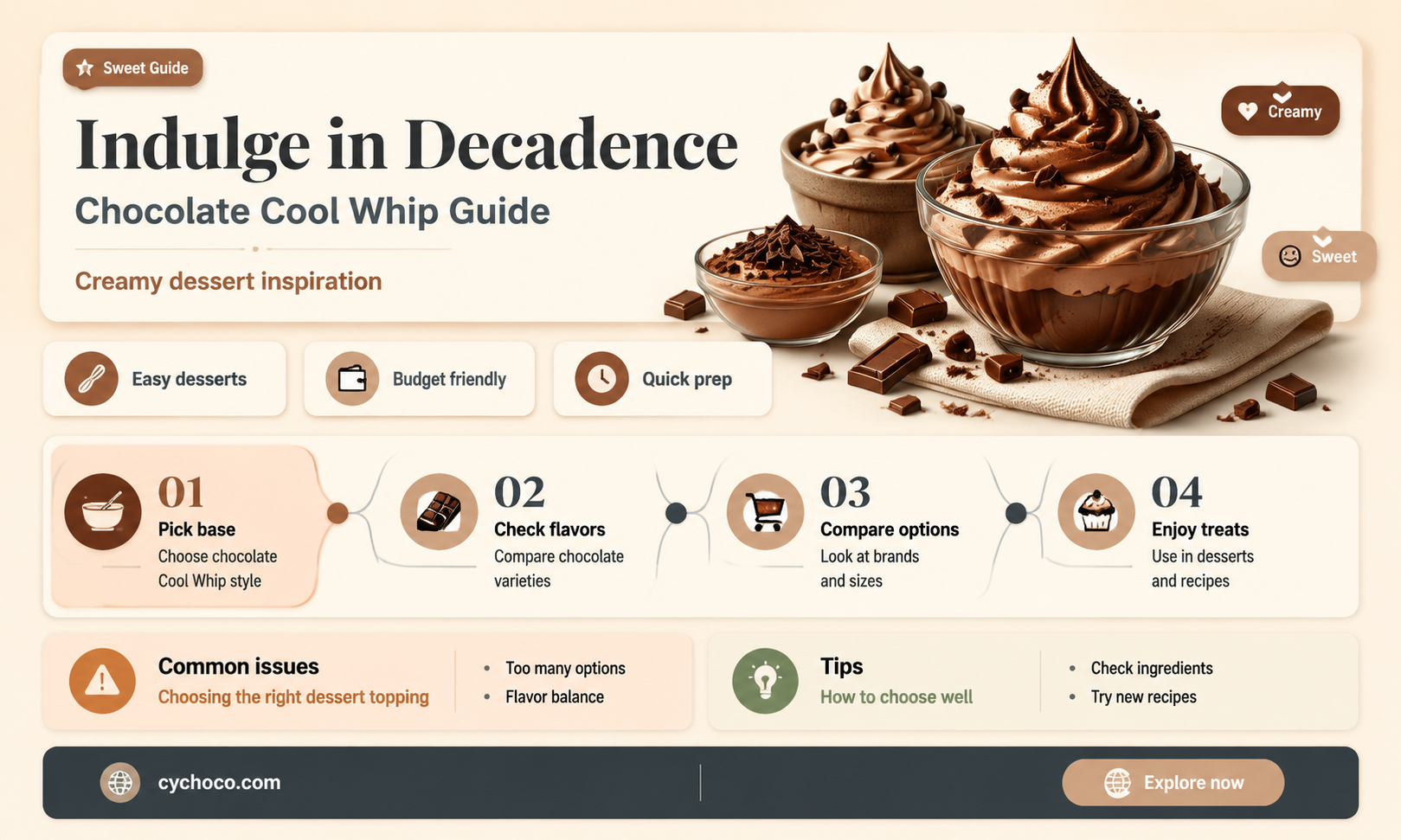 where to buy chocolate cool whip