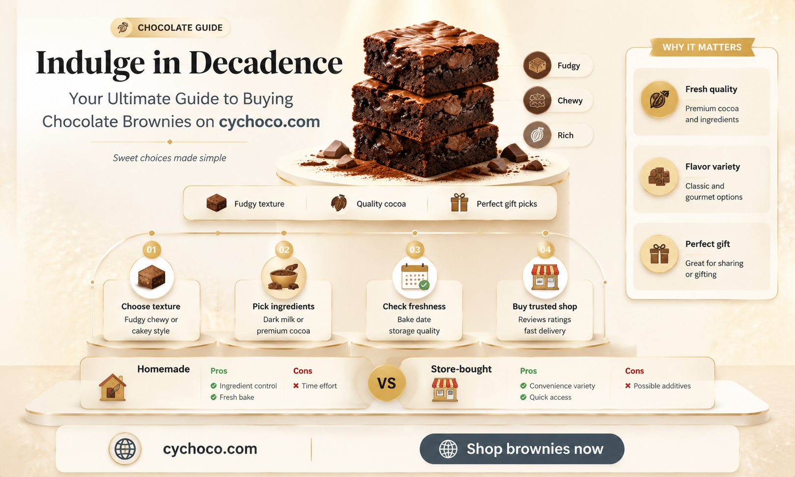 where to buy chocolate brownies