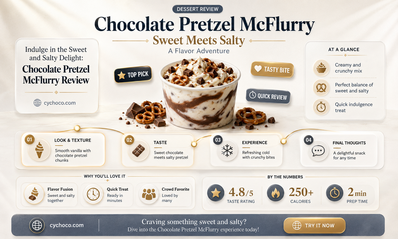 is the chocolate pretzel mcflurry good