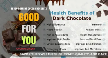 Unveiling the Health Benefits of Pure Cocoa Chocolate