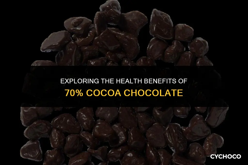 is 70 cocoa chocolate good for you