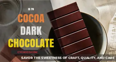 Exploring the Richness: Is 70% Cocoa Truly Dark Chocolate?