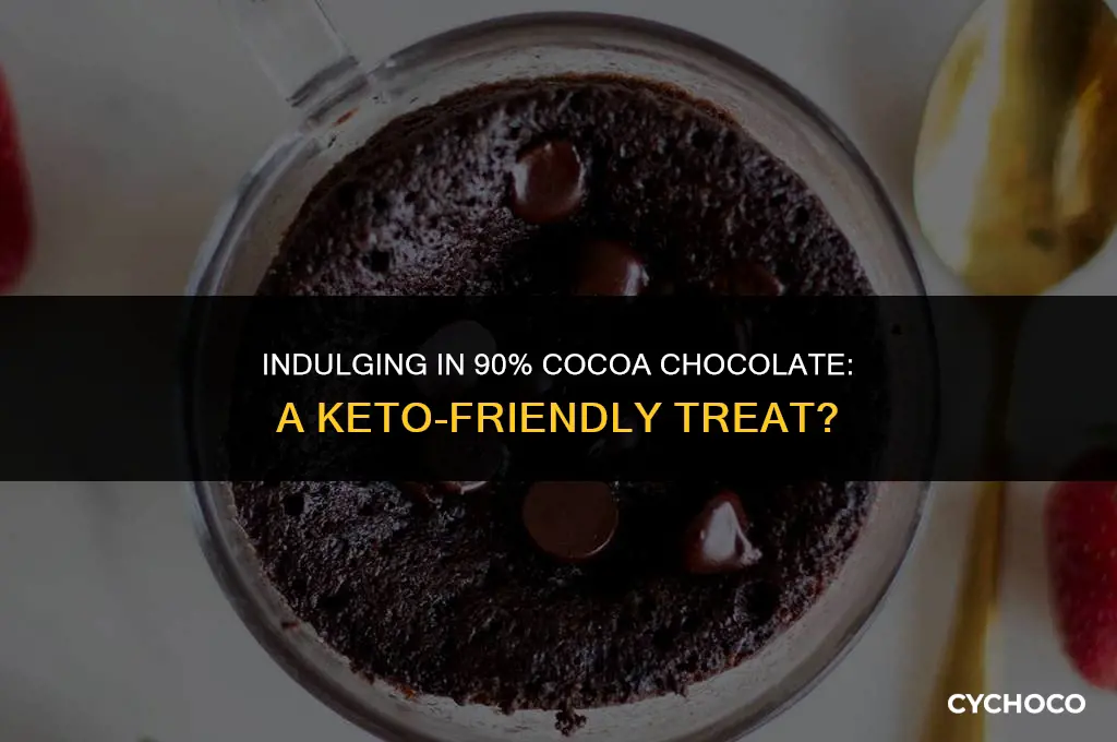 is 90 cocoa chocolate keto