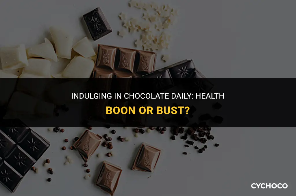 is a chocolate a day bad for you