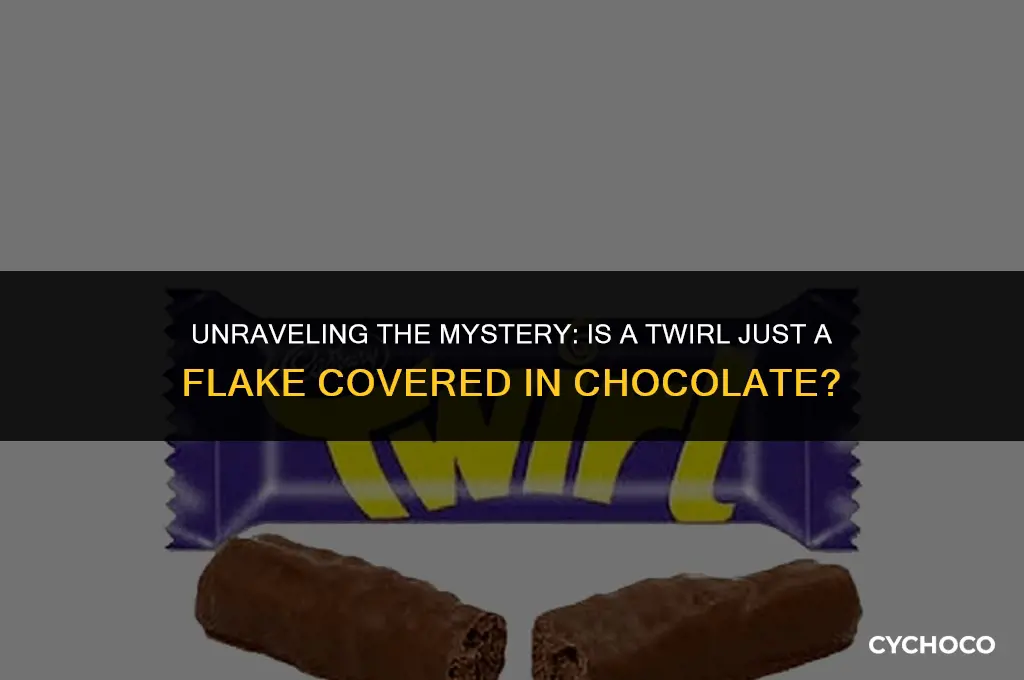 is a twirl just a flake covered in chocolate