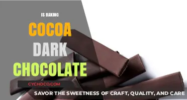Unveiling the Richness: Baking Cocoa vs. Dark Chocolate