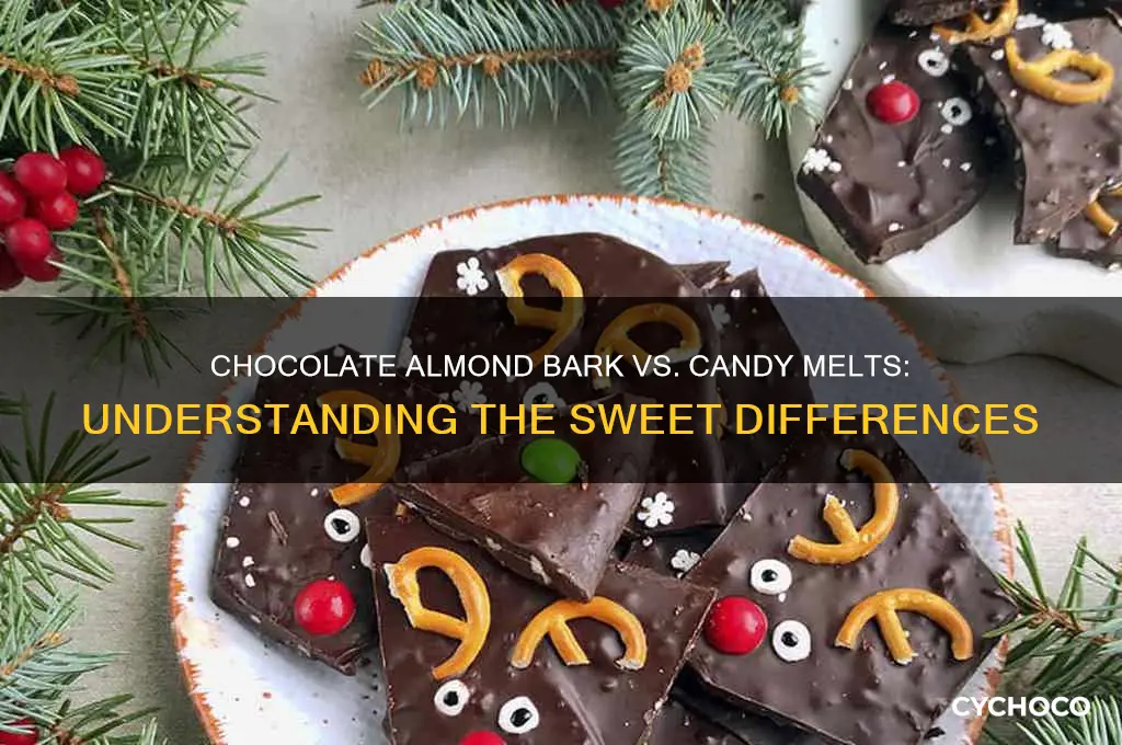 is chocolate almond bark and candy melts the same