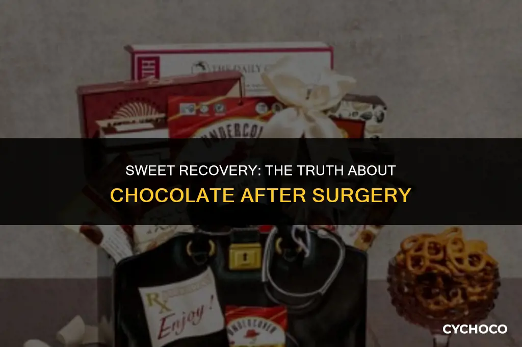 is chocolate bad after surgery