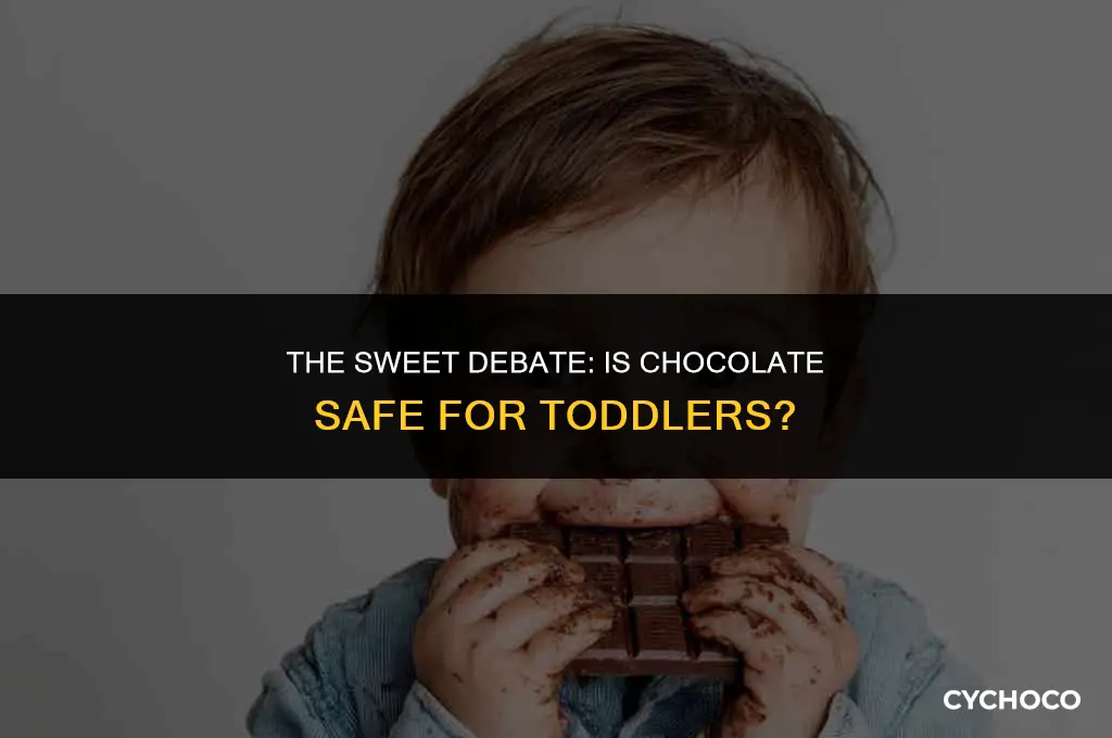 is chocolate bad for 2 year olds