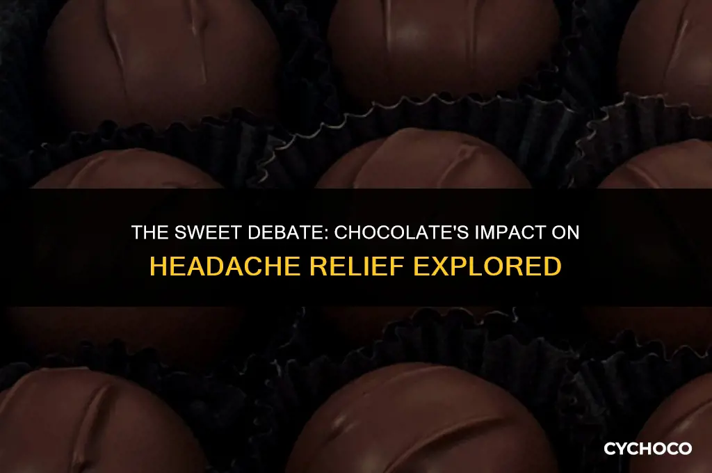 is chocolate bad for a headache
