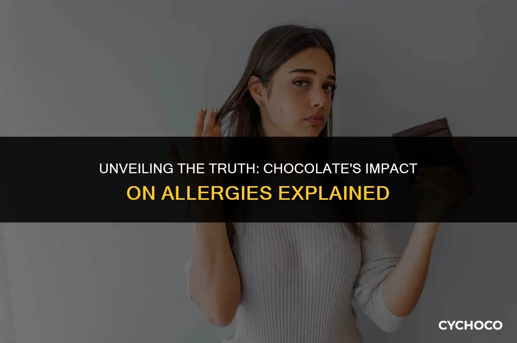 is chocolate bad for allergies