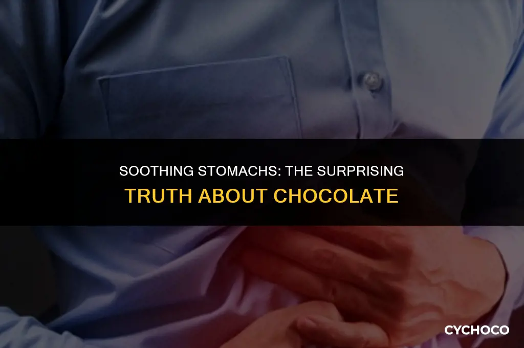 is chocolate bad for an upset stomach