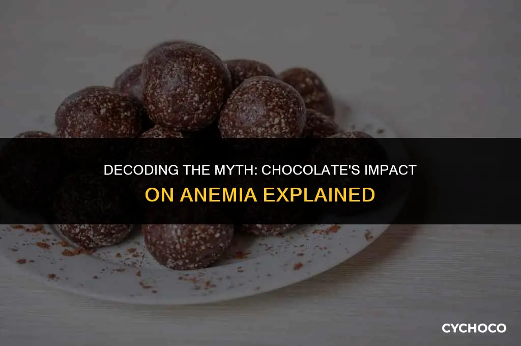 is chocolate bad for anemia