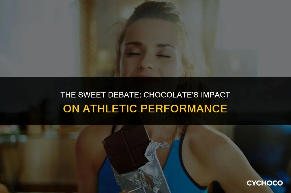 is chocolate bad for athletes