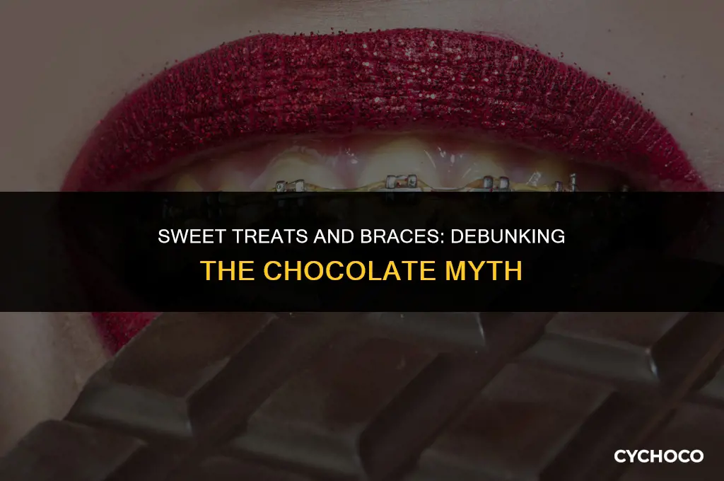 is chocolate bad for braces
