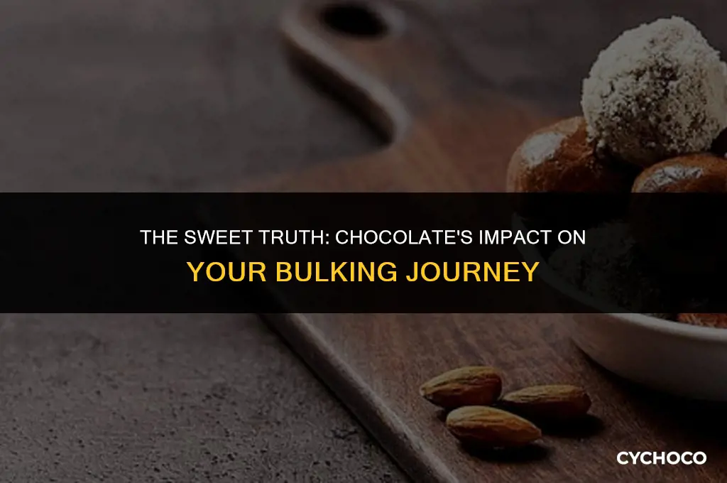 is chocolate bad for bulking