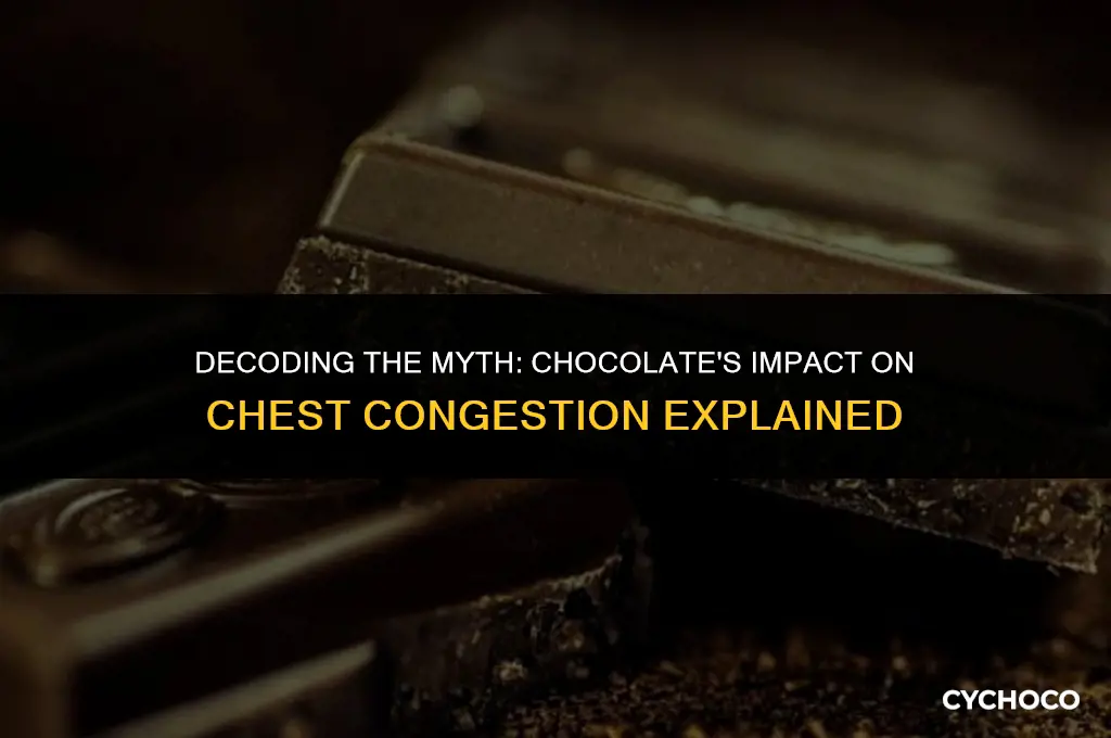 is chocolate bad for chest congestion