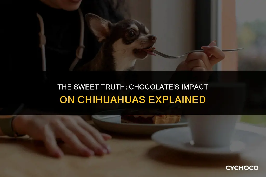 is chocolate bad for chihuahuas