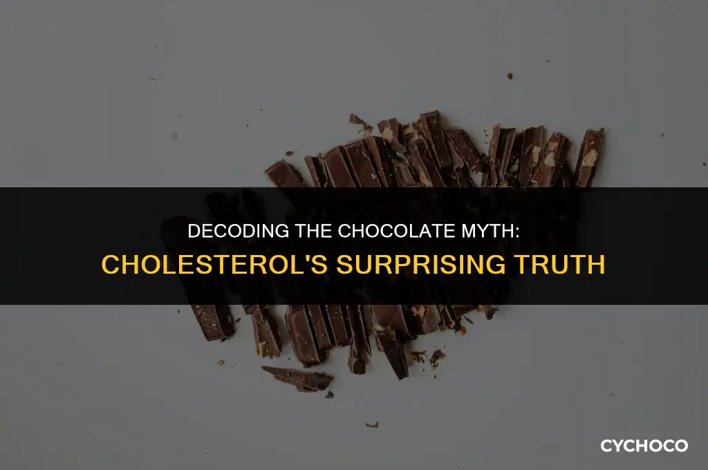 is chocolate bad for cholesteral