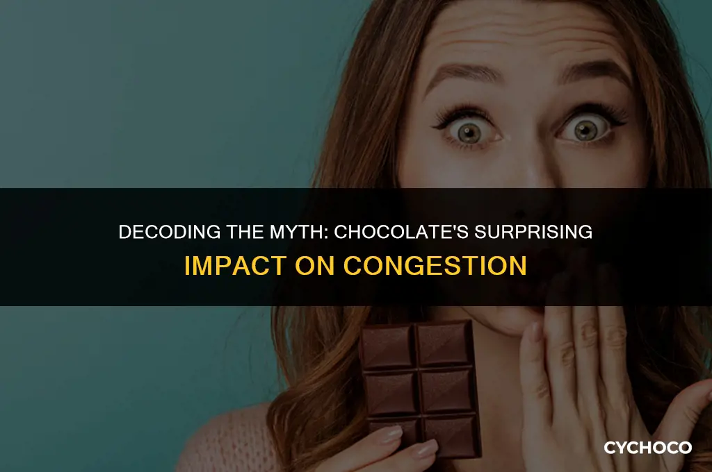 is chocolate bad for congestion