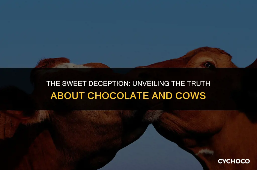 is chocolate bad for cows