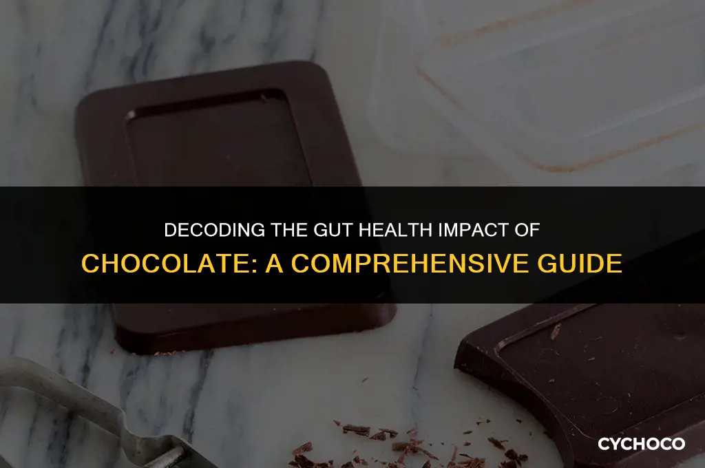 is chocolate bad for gut health