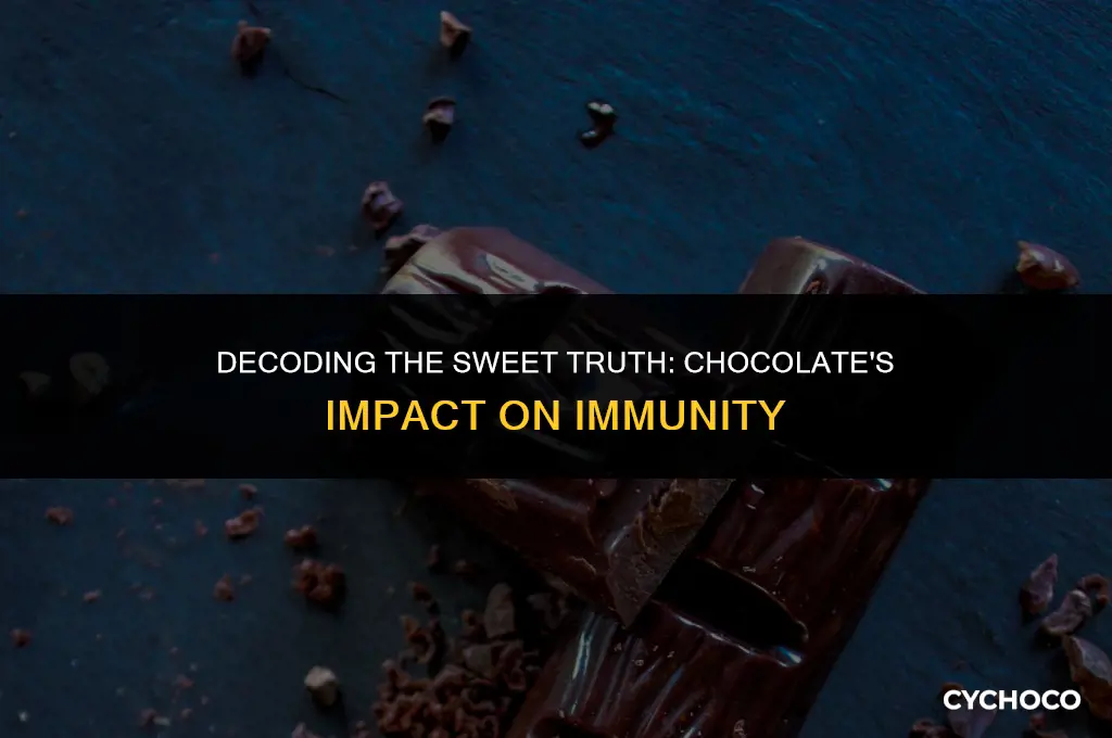 is chocolate bad for immune system