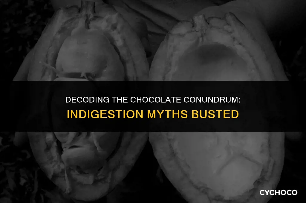 is chocolate bad for indigestion