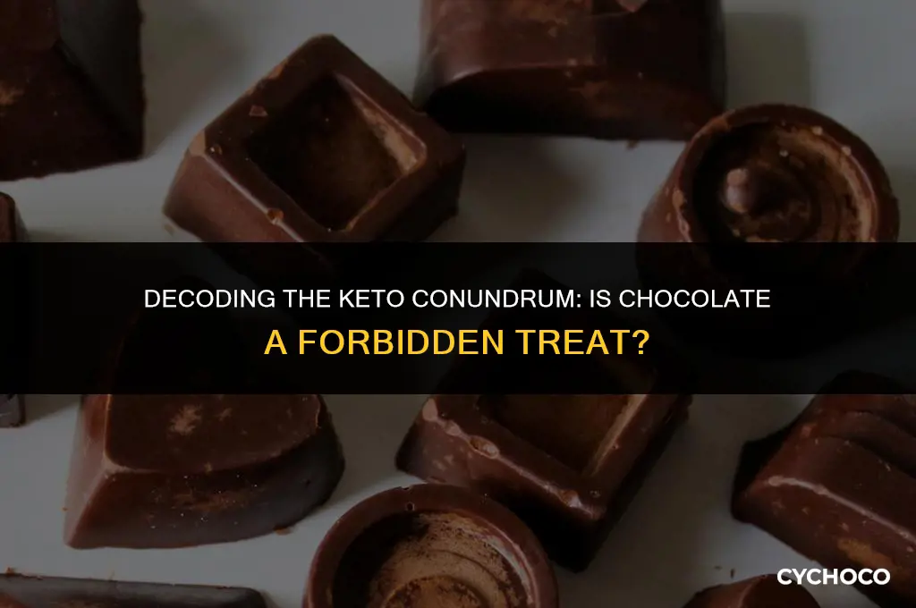is chocolate bad for keto diet