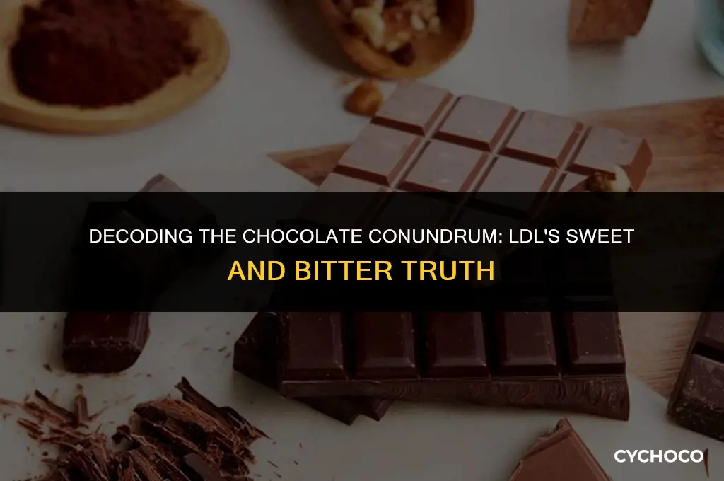 is chocolate bad for ldl