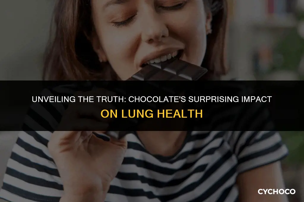 is chocolate bad for lungs
