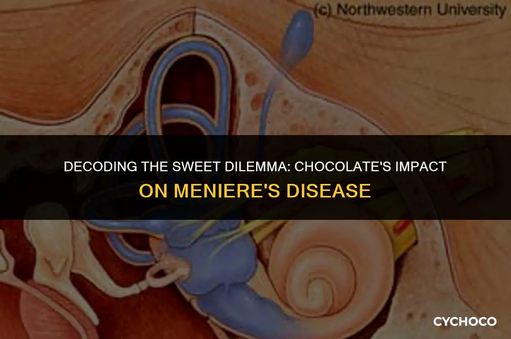 is chocolate bad for menieres