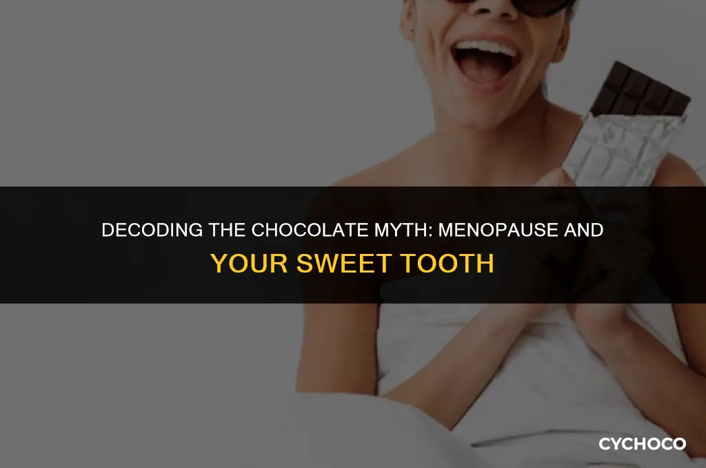 is chocolate bad for menopause