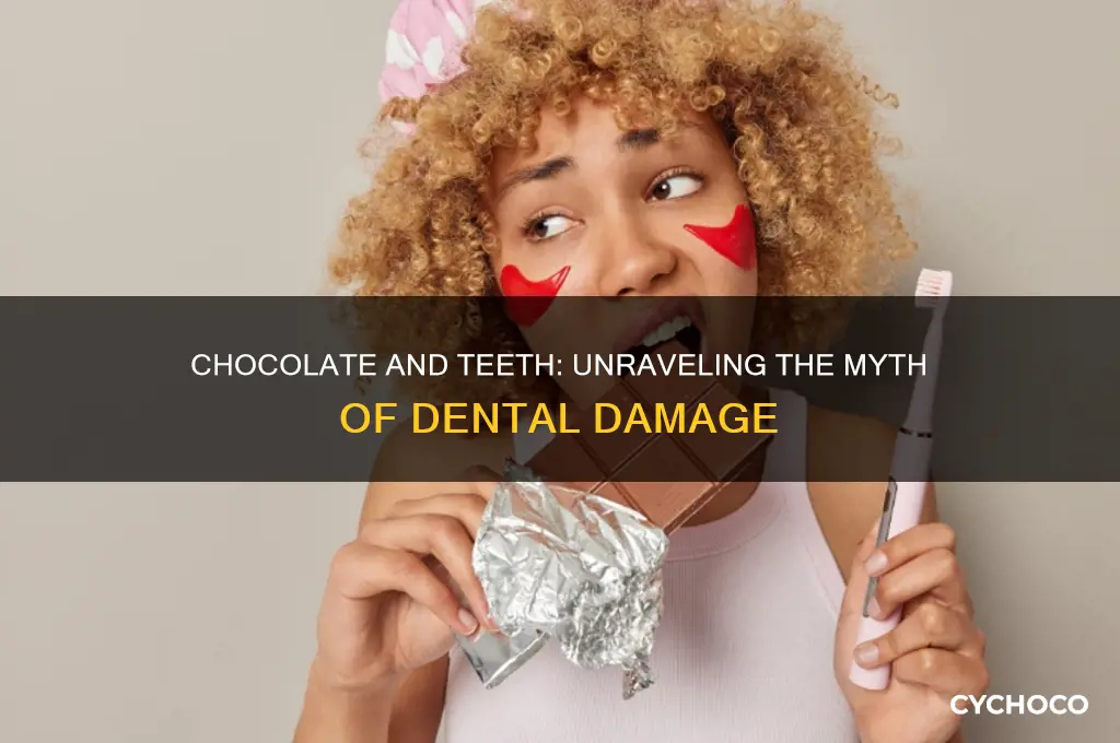 is chocolate bad for your teeth